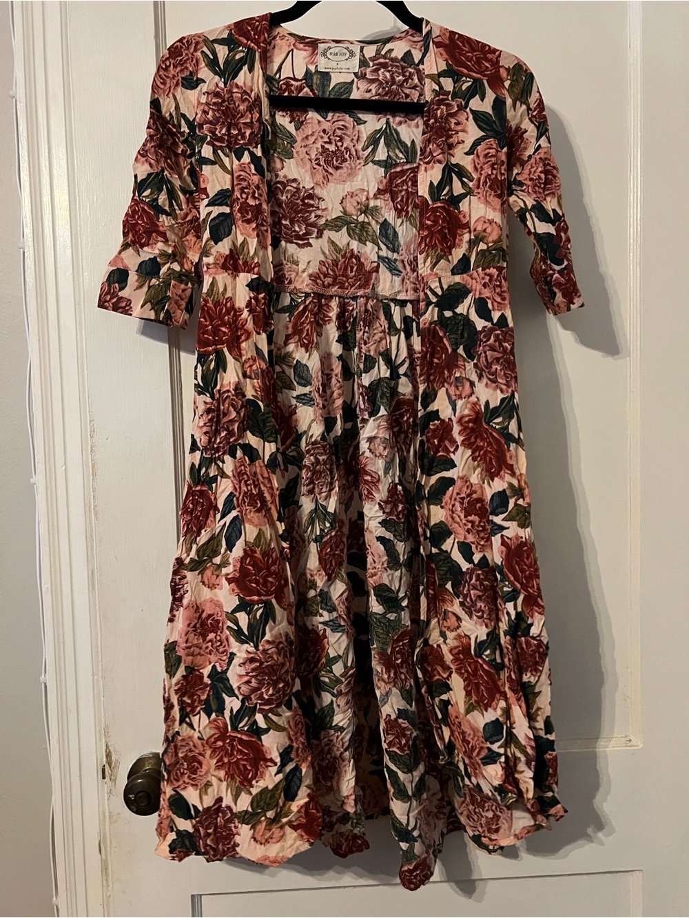 Joyfolie MIA Joy floral duster girls size 8